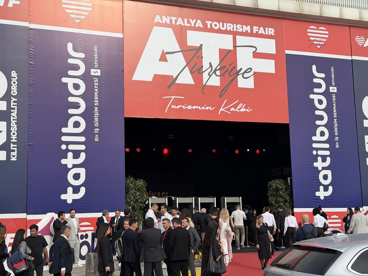 Entrance to ATF Antalya 2026 at ANFAŞ Expo Center
